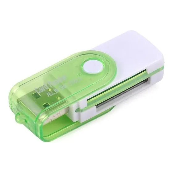 Lector De Memorias Usb 2.0 Microsd Sdhc Tf M2 Mmc Ms Pro Duo
