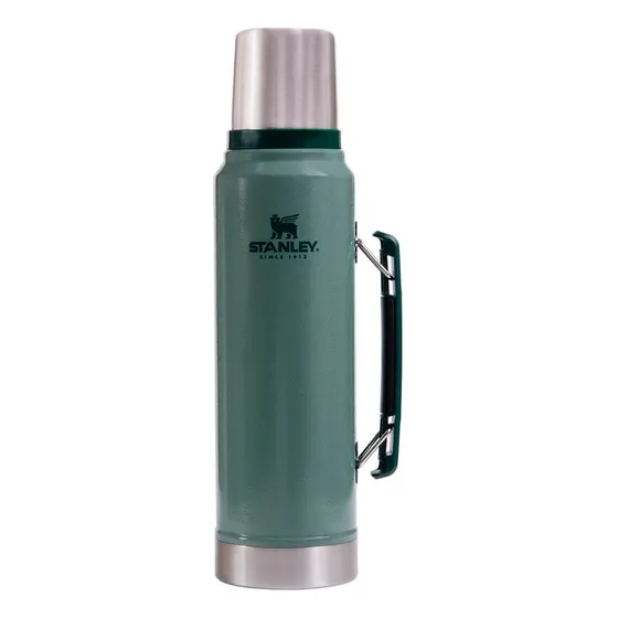 Termo 1lt 24h Frio/calor Clásico Stanley Pico Cebador Color Verde