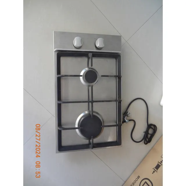 Tope Cocina A Gas Dos Hornillas A/inox.