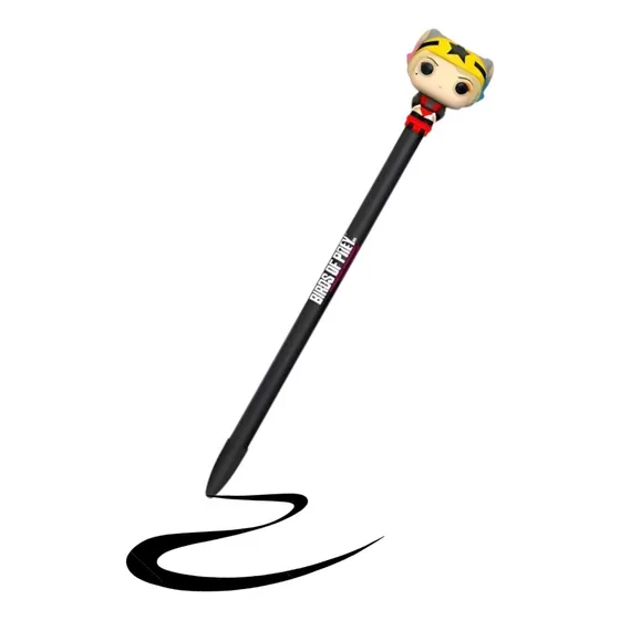 Funko Pop Pen Pluma Birds Of Prey Roller Harley Quinn Casco 