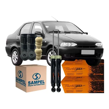 Kit Amortecedor Cofap Traseiro Fiat Siena Palio 1996 2011