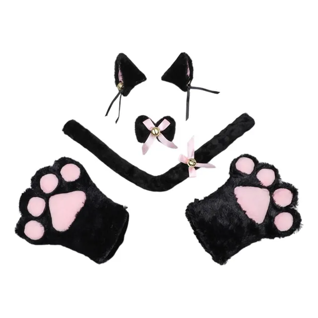 Disfraz De Gato De Anime, Animal, Cosplay, Orejas De Gatito,