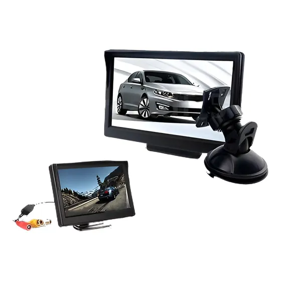 5  Pulgadas De Color Tft Lcd Del Monitor Del Coche Para El R