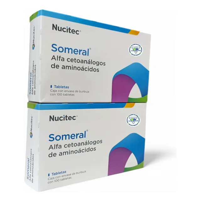 2 Someral Alfa Cetoanálogos De Aminoácidos C/100 Tabletas