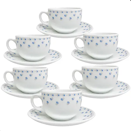 Xícaras Florais: 63% OFF! ☕