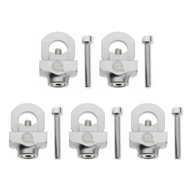 5×set Tensor Cadena Compacto Sujetador Ajuste Bicicleta
