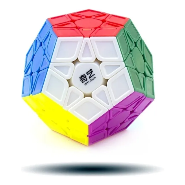 Cubo Megaminx Qiyi Qiheng S Dodecaedro Speedcube Eqy515 Estructura Amarillo