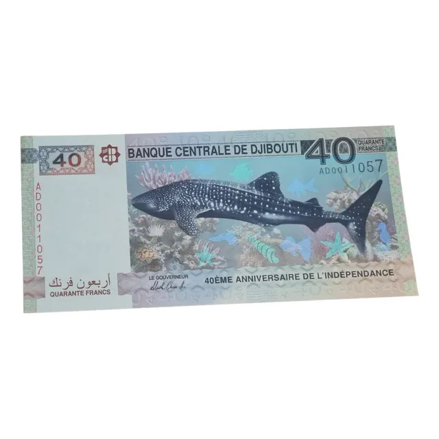 Billetes Mundiales:djibouti 40 Franc Año 2017 Africa Yibuti 
