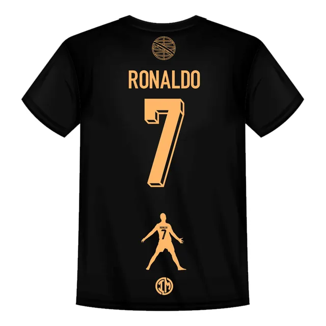 Camiseta Portugal Cr7 Especial Conmemorativa Dorada 2024