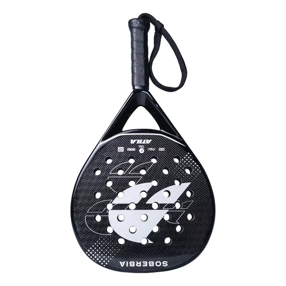 Atila Soberbia 2024 paleta padel fibra carbono negro