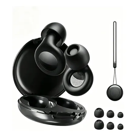 Protetor Auricular Abafador De Ruído 45db Para Autismo Tdah Preto