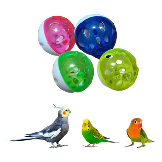 Brinquedo Calopsita-periquito-roedores-kit Bolinha Com Guizo Brinquedo Calopsita-periquito-roedores-kit Bolinha Com Guizo