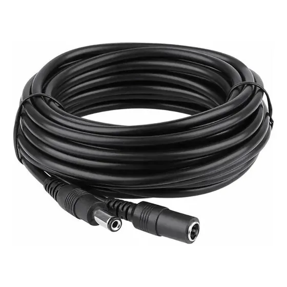 Cable Alimentación 5mts Cámara De Seguridad Cctv Wifi Ezviz Color Negro CS-CMT-PCA05