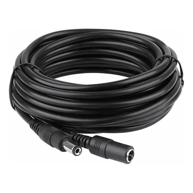 Cable Alimentación 5mts Cámara De Seguridad Cctv Wifi Ezviz Color Negro CS-CMT-PCA05