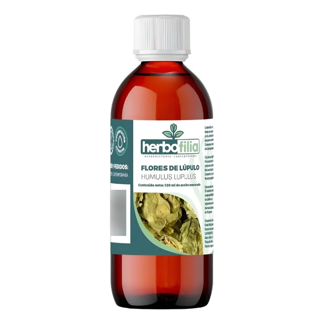 Flores De Lúpulo - Humulus Lupulus Extracto 120ml + Gotero