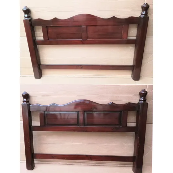 Copete De Cama Matrimonial Madera (usado)