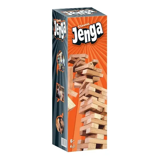 Juego De Jenga Clásico De Bloques De Madera