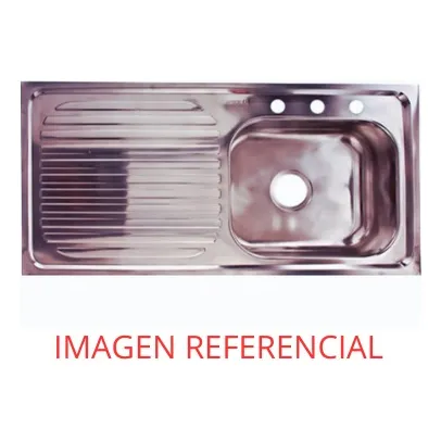 Fregadero  100 X 50 Ponchera Derecha Marca Agua Plus