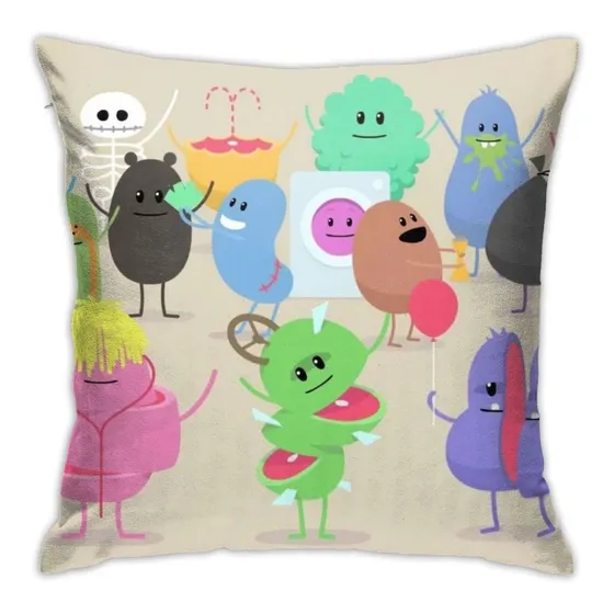 Funda De Almohada Con Patrón Familiar Dumb Ways To Die