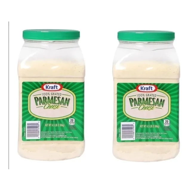 Pack 2 Botes Queso Parmesano Kraft 2.04 C/u