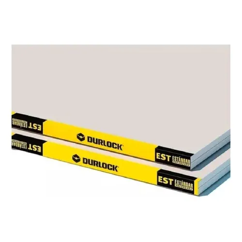 Placa Yeso Pared Int Cielorraso Durlock 9,5mm 1.20x2.40 Mts