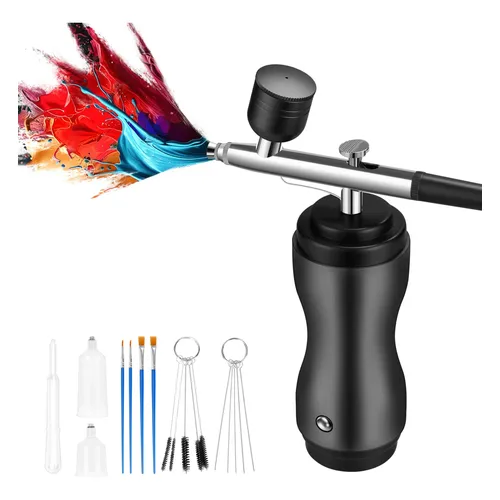 Airbrush Kit Gaahleri Ambition Series Gts-06 W/ Compressor
