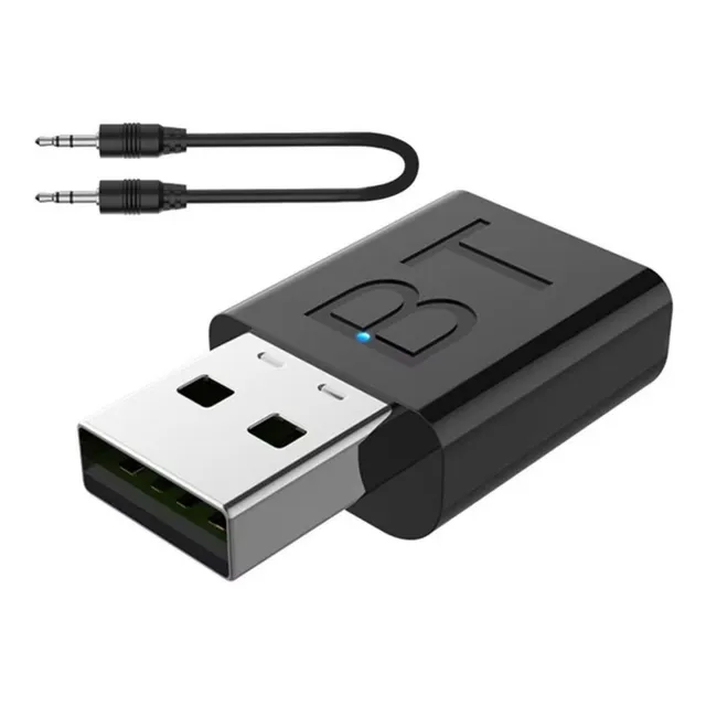 Receptor Emisor Bluetooth Adaptador Usb 5.0 Aux High Quality