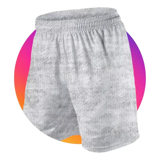 Shorts De Caballero De Algodon De Mono Bermuda Unicolor Plus