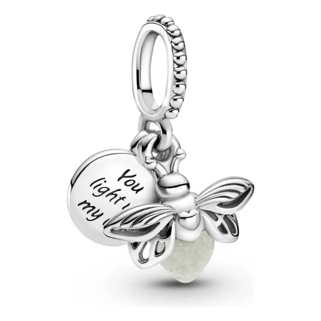 Dije Charm Colgante Luciérnaga Brillante