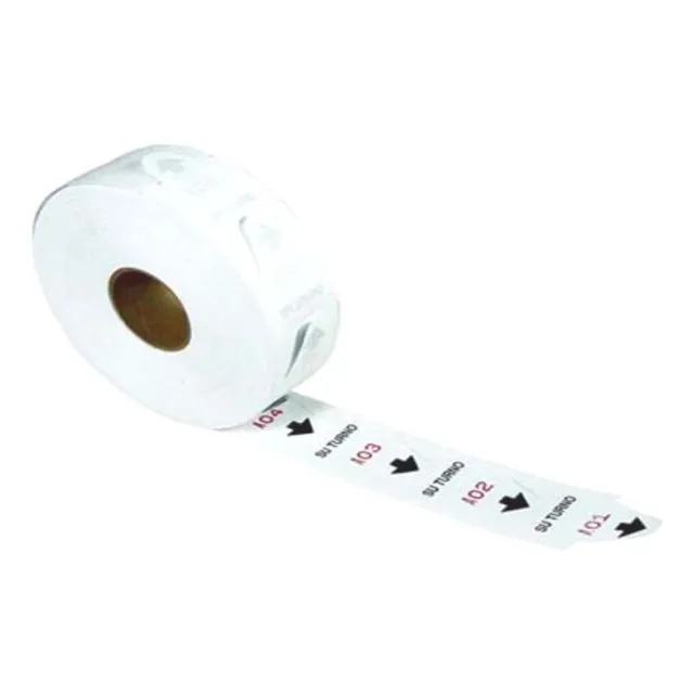 Rollo Tickets 2000 Turnos - Rollo Tickets 3000 Turnos