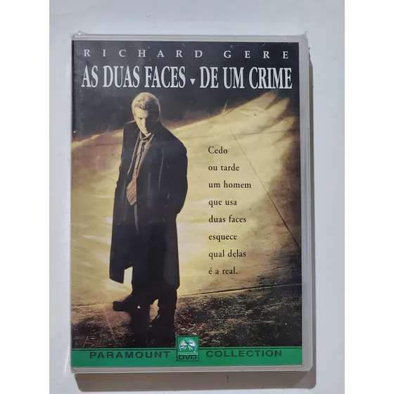 Dvd As Duas Faces De Um Crime Original Lacrado Richard Gere