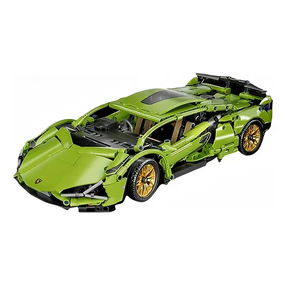 Juego De Bloques De Construcción De Coches Deportivos 1280pz