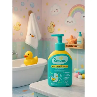 Sabonete Infantil Líquido De Glicerina Pampers 200ml