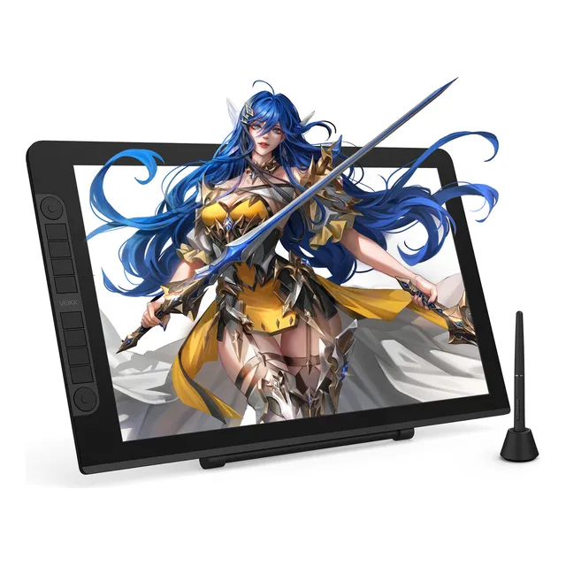 Tableta Digitalizadora Veikk Studio Vk2200 Pro 21.5 Pulgadas Color Negro