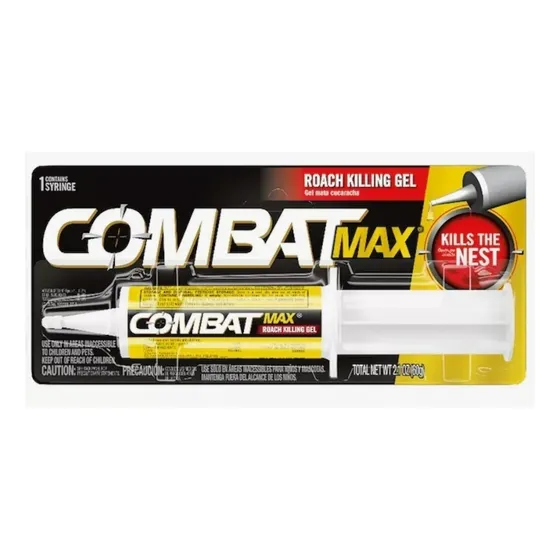 Combat Max Gel 60g Veneno Mata Cucarachas Americano Original