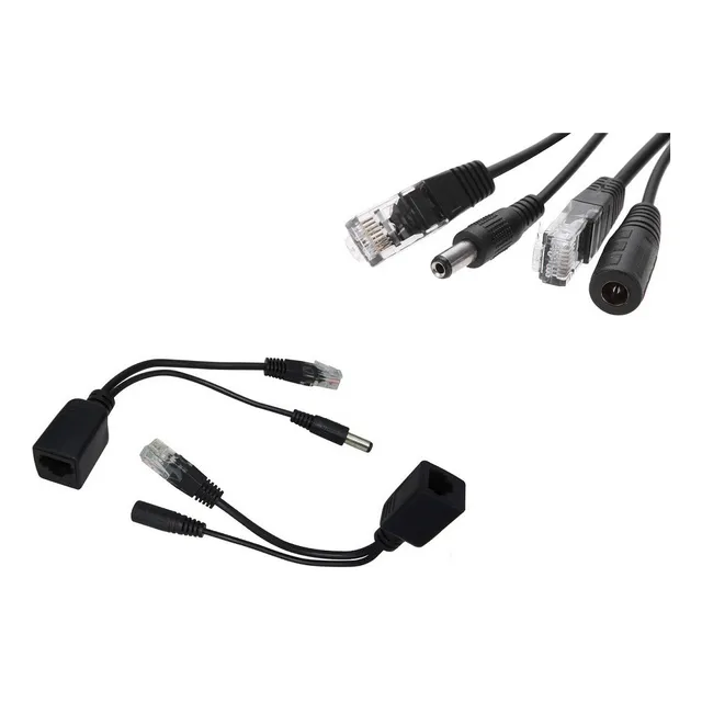 Cable Adaptador Poe Pasivo Red Cámaras Vigilancia Teléfonos