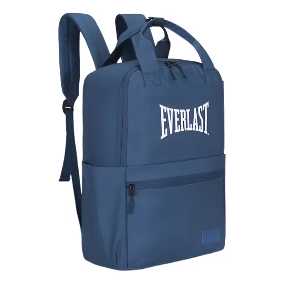 Mochila Everlast Juvenil Para Estudiantes Uso Diario Color Azul Diseño de la tela Lisa