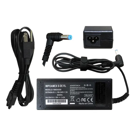 Cargador Para Acer 19v 3.42a Pa-1650-86 5.5*1.7mm Gateway