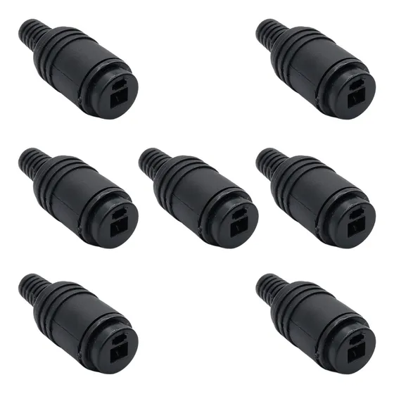 7un Conector Plug Paf Din 2 Pinos Femea Marantz Telefunken