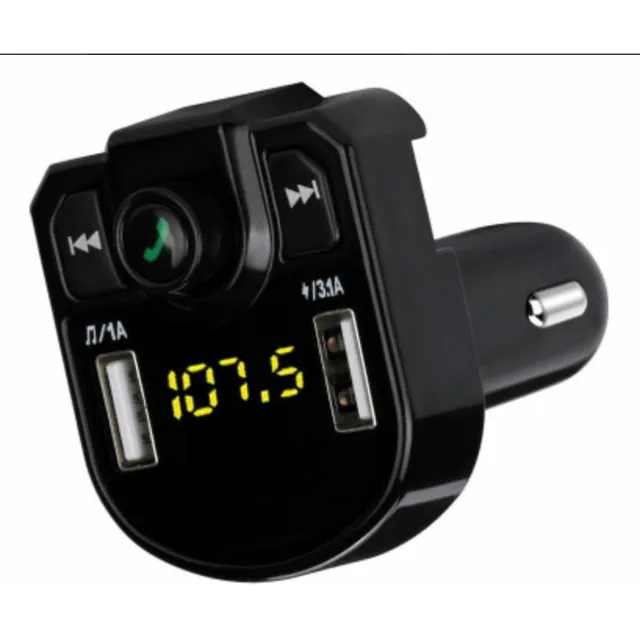 Transmisor Fm Bluetooth Microsd Usb Pendrive Cargador Carro 
