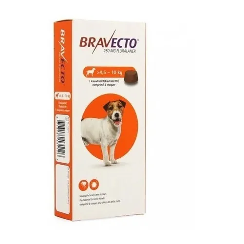 Anti Garrapatas Y Pulgas Para Perro Bravecto 4,5-10 Kg