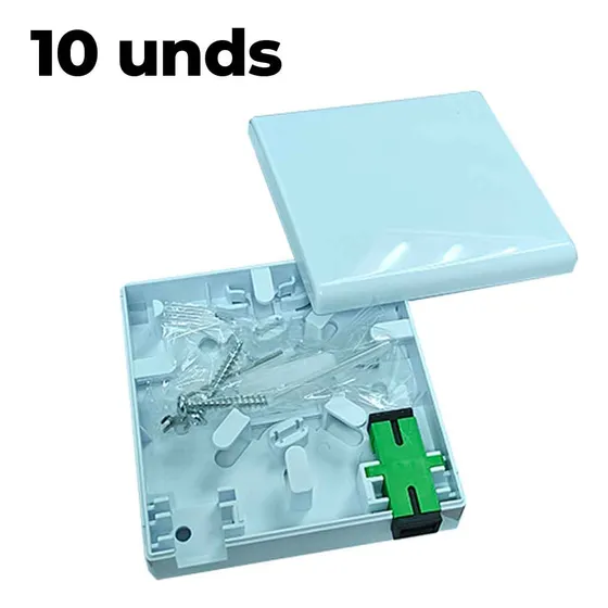 Cajetin Roseta Caja Terminal Gpon Ftth Fibra Optica