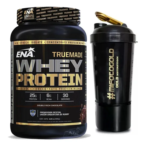 True Made Whey Protein 1kg Ena+vaso 2 En 1 Shaker Generation