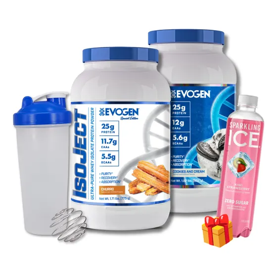 2 Isoject 1kg + Shaker + Regalo - Evogen