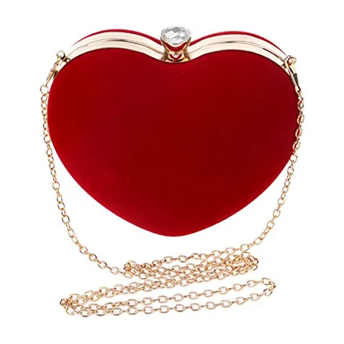 Bolso Corazón Formado Persona De Latón Bolsillo De Q7nfu
