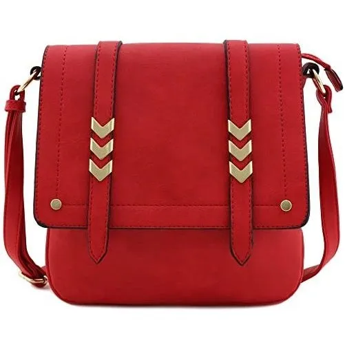 Alyssa Doble Compartimiento Gran Flapover Bolsa De L1sje