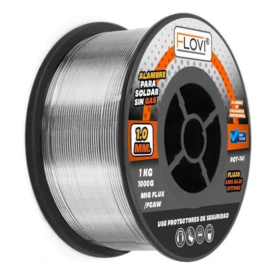 Alambre Mig Flux Core 1 Mm 1 Kilo Para Soldar Sin Gas
