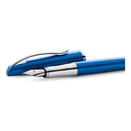 Pluma Pelikan Jazz Noble Color De La Tinta Azul Color Del Exterior Sapphire