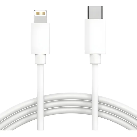2 Metros Cable De Cargador Rápida Para iPhone 11 12 13 14 iPad Color Blanco