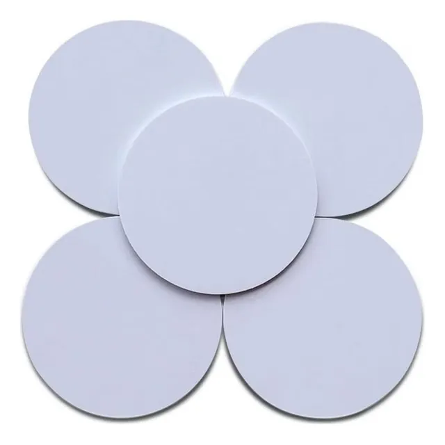 Disco Moeda Nfc Ntag 215 Pcv 25mm Regravável X 5pçs - Full